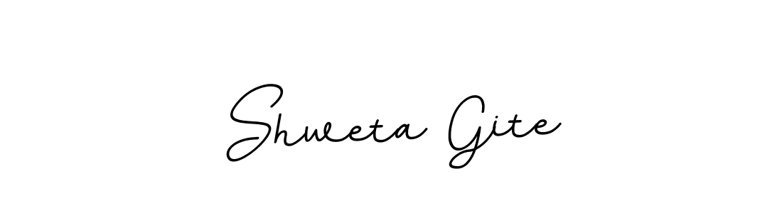 How to make Shweta Gite signature? BallpointsItalic-DORy9 is a professional autograph style. Create handwritten signature for Shweta Gite name. Shweta Gite signature style 11 images and pictures png