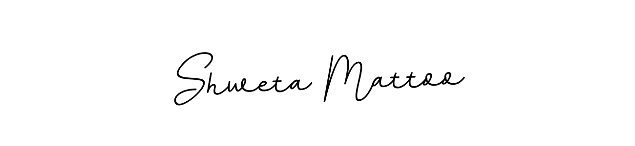 You should practise on your own different ways (BallpointsItalic-DORy9) to write your name (Shweta Mattoo) in signature. don't let someone else do it for you. Shweta Mattoo signature style 11 images and pictures png