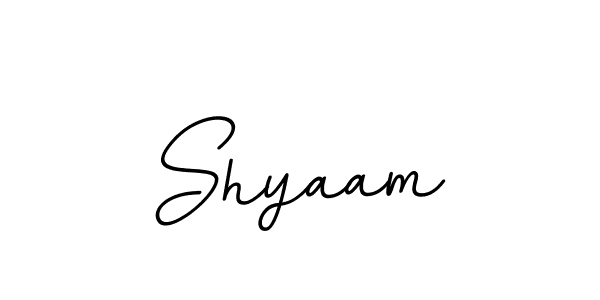 How to make Shyaam name signature. Use BallpointsItalic-DORy9 style for creating short signs online. This is the latest handwritten sign. Shyaam signature style 11 images and pictures png