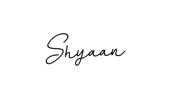 Design your own signature with our free online signature maker. With this signature software, you can create a handwritten (BallpointsItalic-DORy9) signature for name Shyaan. Shyaan signature style 11 images and pictures png