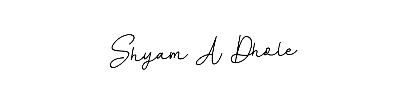 This is the best signature style for the Shyam A Dhole name. Also you like these signature font (BallpointsItalic-DORy9). Mix name signature. Shyam A Dhole signature style 11 images and pictures png