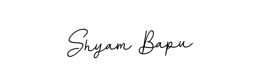 This is the best signature style for the Shyam Bapu name. Also you like these signature font (BallpointsItalic-DORy9). Mix name signature. Shyam Bapu signature style 11 images and pictures png