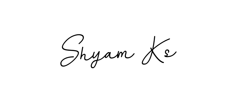 if you are searching for the best signature style for your name Shyam Ks. so please give up your signature search. here we have designed multiple signature styles  using BallpointsItalic-DORy9. Shyam Ks signature style 11 images and pictures png