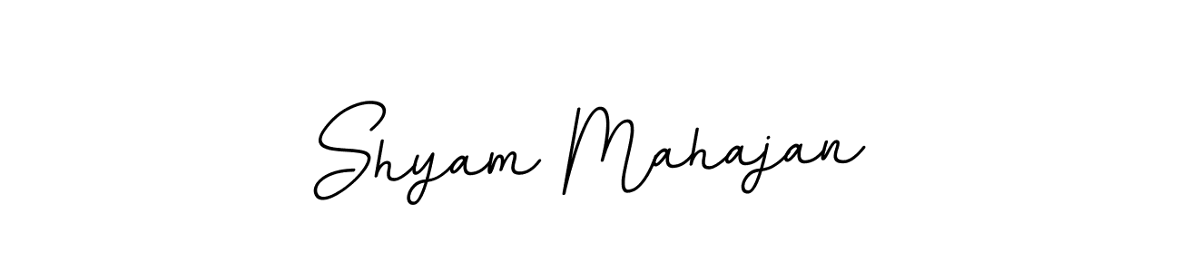 Shyam Mahajan stylish signature style. Best Handwritten Sign (BallpointsItalic-DORy9) for my name. Handwritten Signature Collection Ideas for my name Shyam Mahajan. Shyam Mahajan signature style 11 images and pictures png