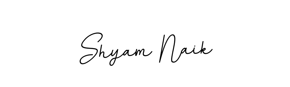 Design your own signature with our free online signature maker. With this signature software, you can create a handwritten (BallpointsItalic-DORy9) signature for name Shyam Naik. Shyam Naik signature style 11 images and pictures png