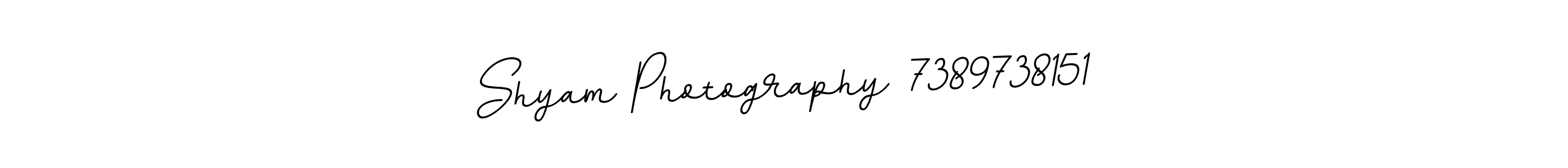 Use a signature maker to create a handwritten signature online. With this signature software, you can design (BallpointsItalic-DORy9) your own signature for name Shyam Photography 7389738151. Shyam Photography 7389738151 signature style 11 images and pictures png