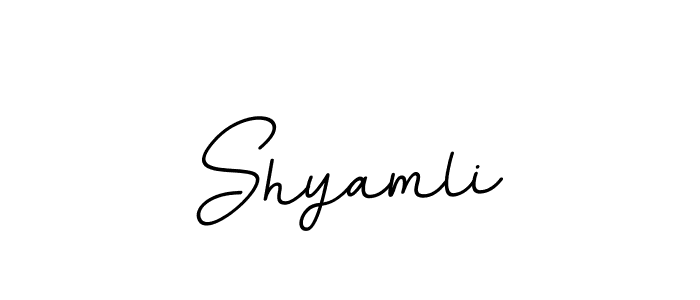 How to Draw Shyamli signature style? BallpointsItalic-DORy9 is a latest design signature styles for name Shyamli. Shyamli signature style 11 images and pictures png