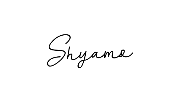 You should practise on your own different ways (BallpointsItalic-DORy9) to write your name (Shyamo) in signature. don't let someone else do it for you. Shyamo signature style 11 images and pictures png