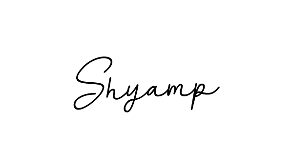 How to make Shyamp signature? BallpointsItalic-DORy9 is a professional autograph style. Create handwritten signature for Shyamp name. Shyamp signature style 11 images and pictures png