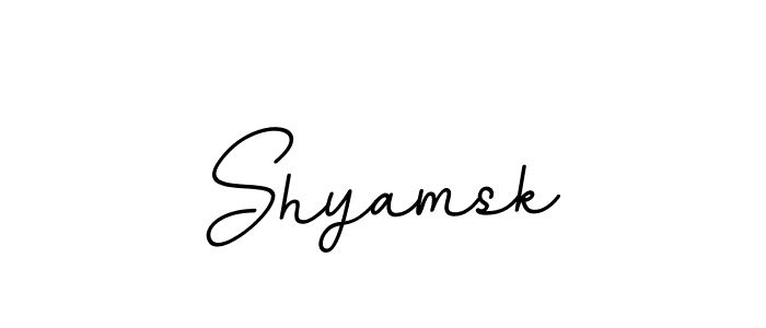 Here are the top 10 professional signature styles for the name Shyamsk. These are the best autograph styles you can use for your name. Shyamsk signature style 11 images and pictures png