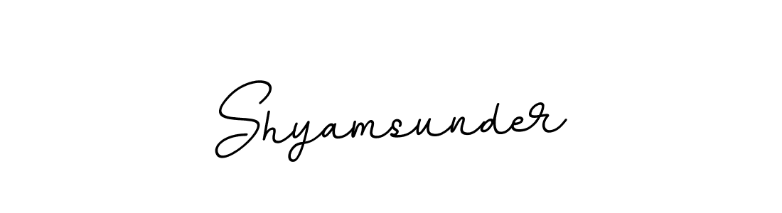 if you are searching for the best signature style for your name Shyamsunder. so please give up your signature search. here we have designed multiple signature styles  using BallpointsItalic-DORy9. Shyamsunder signature style 11 images and pictures png