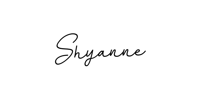 Make a beautiful signature design for name Shyanne. With this signature (BallpointsItalic-DORy9) style, you can create a handwritten signature for free. Shyanne signature style 11 images and pictures png
