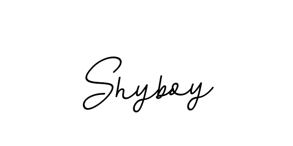 Create a beautiful signature design for name Shyboy. With this signature (BallpointsItalic-DORy9) fonts, you can make a handwritten signature for free. Shyboy signature style 11 images and pictures png