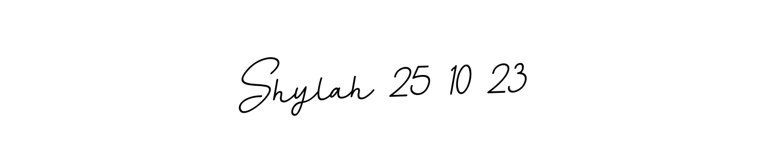 You should practise on your own different ways (BallpointsItalic-DORy9) to write your name (Shylah 25 10 23) in signature. don't let someone else do it for you. Shylah 25 10 23 signature style 11 images and pictures png