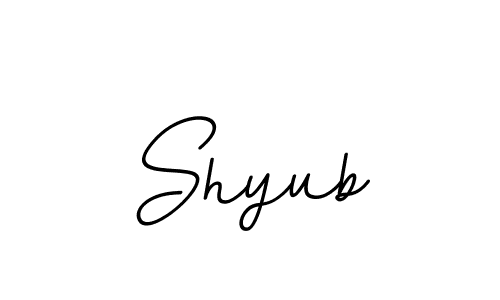 Shyub stylish signature style. Best Handwritten Sign (BallpointsItalic-DORy9) for my name. Handwritten Signature Collection Ideas for my name Shyub. Shyub signature style 11 images and pictures png