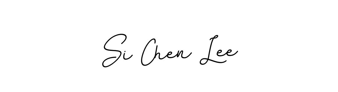 Create a beautiful signature design for name Si Chen Lee. With this signature (BallpointsItalic-DORy9) fonts, you can make a handwritten signature for free. Si Chen Lee signature style 11 images and pictures png