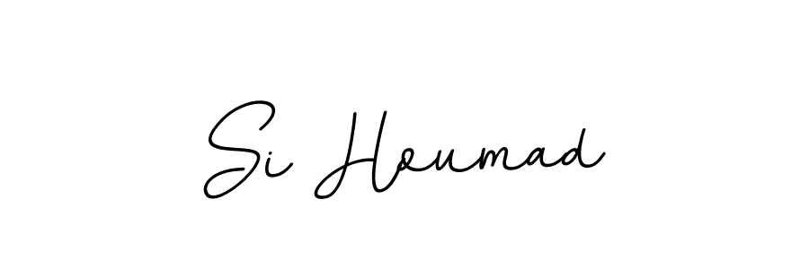 This is the best signature style for the Si Houmad name. Also you like these signature font (BallpointsItalic-DORy9). Mix name signature. Si Houmad signature style 11 images and pictures png