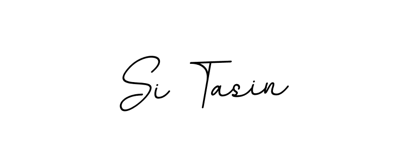 Use a signature maker to create a handwritten signature online. With this signature software, you can design (BallpointsItalic-DORy9) your own signature for name Si Tasin. Si Tasin signature style 11 images and pictures png