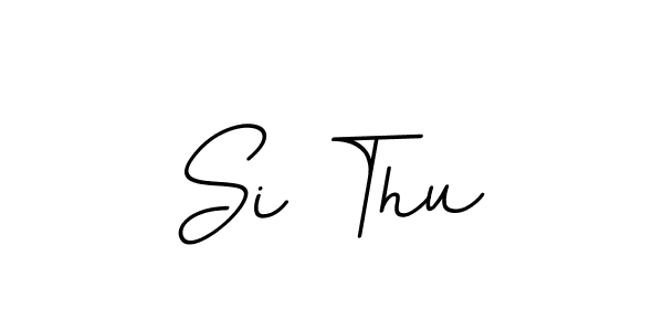 Also we have Si Thu name is the best signature style. Create professional handwritten signature collection using BallpointsItalic-DORy9 autograph style. Si Thu signature style 11 images and pictures png