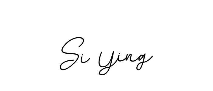 You should practise on your own different ways (BallpointsItalic-DORy9) to write your name (Si Ying) in signature. don't let someone else do it for you. Si Ying signature style 11 images and pictures png