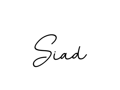 Design your own signature with our free online signature maker. With this signature software, you can create a handwritten (BallpointsItalic-DORy9) signature for name Siad. Siad signature style 11 images and pictures png