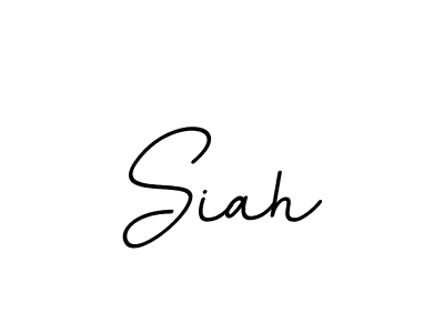 Use a signature maker to create a handwritten signature online. With this signature software, you can design (BallpointsItalic-DORy9) your own signature for name Siah. Siah signature style 11 images and pictures png