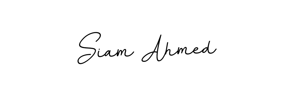 Create a beautiful signature design for name Siam Ahmed. With this signature (BallpointsItalic-DORy9) fonts, you can make a handwritten signature for free. Siam Ahmed signature style 11 images and pictures png