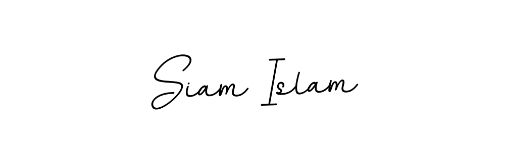 Create a beautiful signature design for name Siam Islam. With this signature (BallpointsItalic-DORy9) fonts, you can make a handwritten signature for free. Siam Islam signature style 11 images and pictures png