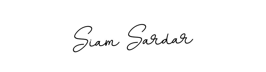 The best way (BallpointsItalic-DORy9) to make a short signature is to pick only two or three words in your name. The name Siam Sardar include a total of six letters. For converting this name. Siam Sardar signature style 11 images and pictures png