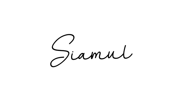 How to make Siamul signature? BallpointsItalic-DORy9 is a professional autograph style. Create handwritten signature for Siamul name. Siamul signature style 11 images and pictures png