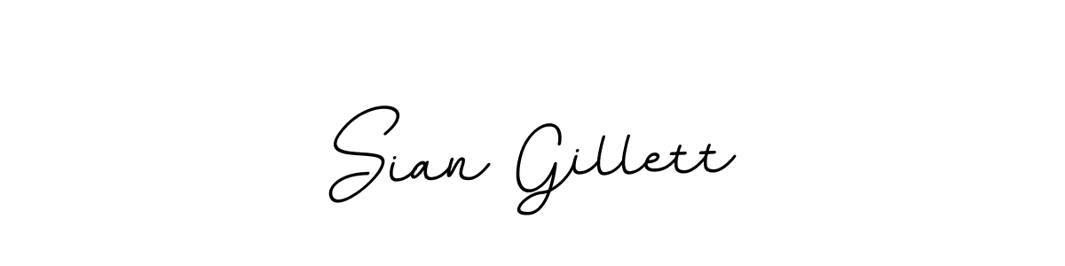 Sian Gillett stylish signature style. Best Handwritten Sign (BallpointsItalic-DORy9) for my name. Handwritten Signature Collection Ideas for my name Sian Gillett. Sian Gillett signature style 11 images and pictures png