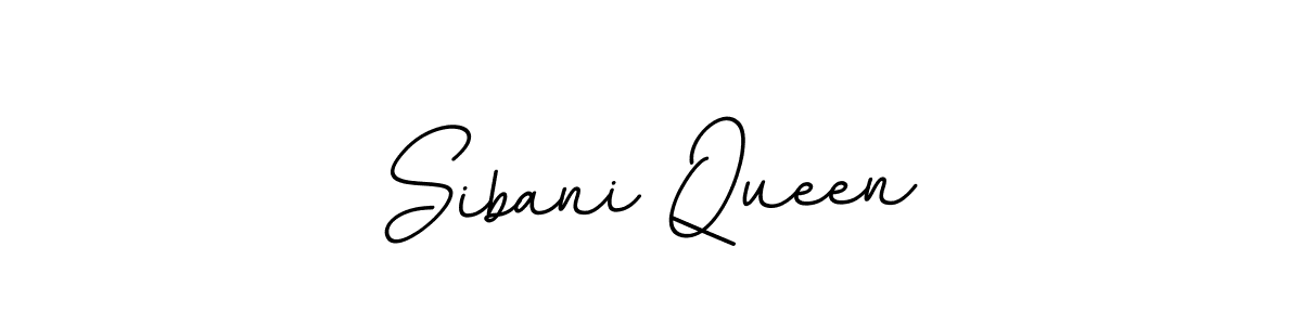 It looks lik you need a new signature style for name Sibani Queen. Design unique handwritten (BallpointsItalic-DORy9) signature with our free signature maker in just a few clicks. Sibani Queen signature style 11 images and pictures png