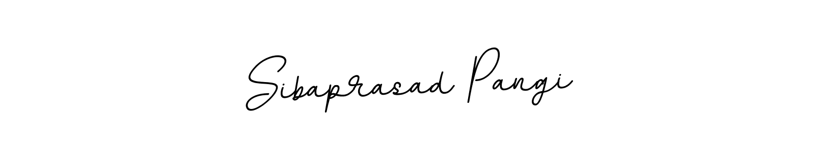 The best way (BallpointsItalic-DORy9) to make a short signature is to pick only two or three words in your name. The name Sibaprasad Pangi include a total of six letters. For converting this name. Sibaprasad Pangi signature style 11 images and pictures png