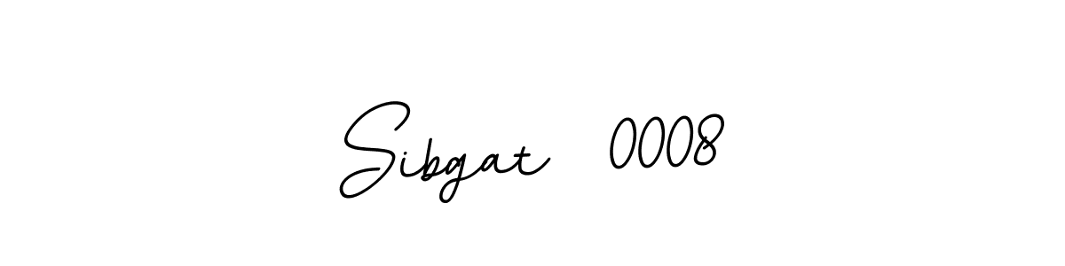 Design your own signature with our free online signature maker. With this signature software, you can create a handwritten (BallpointsItalic-DORy9) signature for name Sibgat  0008. Sibgat  0008 signature style 11 images and pictures png