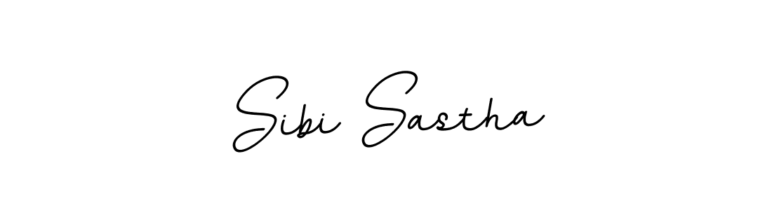 Design your own signature with our free online signature maker. With this signature software, you can create a handwritten (BallpointsItalic-DORy9) signature for name Sibi Sastha. Sibi Sastha signature style 11 images and pictures png