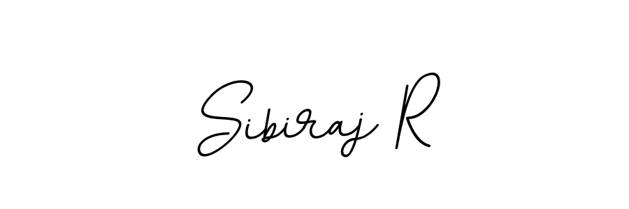 Make a beautiful signature design for name Sibiraj R. With this signature (BallpointsItalic-DORy9) style, you can create a handwritten signature for free. Sibiraj R signature style 11 images and pictures png