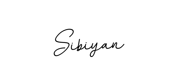 Design your own signature with our free online signature maker. With this signature software, you can create a handwritten (BallpointsItalic-DORy9) signature for name Sibiyan. Sibiyan signature style 11 images and pictures png