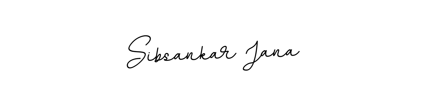 How to make Sibsankar Jana name signature. Use BallpointsItalic-DORy9 style for creating short signs online. This is the latest handwritten sign. Sibsankar Jana signature style 11 images and pictures png