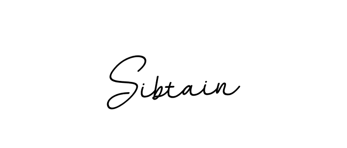 How to make Sibtain name signature. Use BallpointsItalic-DORy9 style for creating short signs online. This is the latest handwritten sign. Sibtain signature style 11 images and pictures png