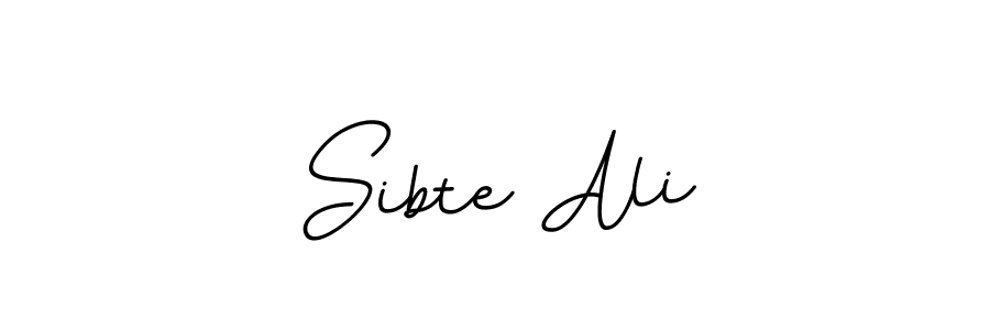 Design your own signature with our free online signature maker. With this signature software, you can create a handwritten (BallpointsItalic-DORy9) signature for name Sibte Ali. Sibte Ali signature style 11 images and pictures png