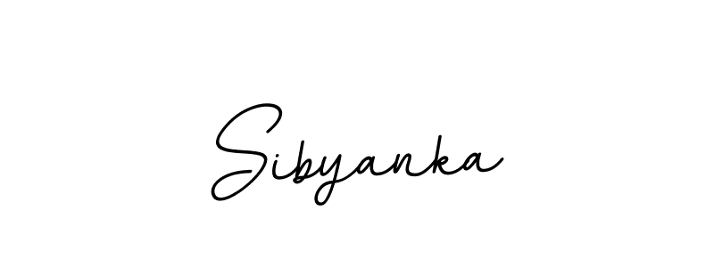 It looks lik you need a new signature style for name Sibyanka. Design unique handwritten (BallpointsItalic-DORy9) signature with our free signature maker in just a few clicks. Sibyanka signature style 11 images and pictures png
