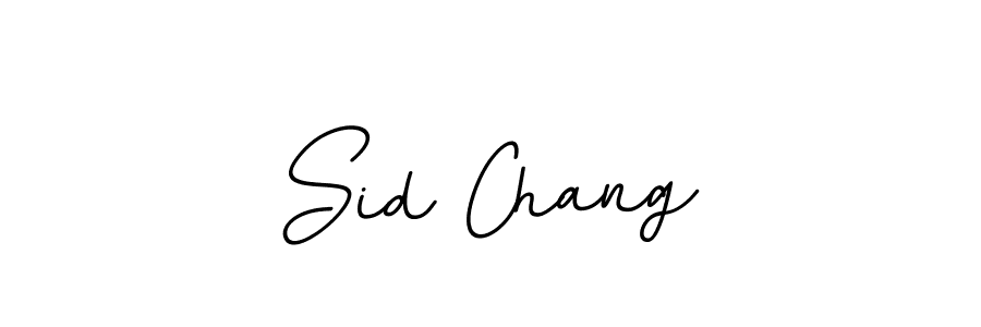 This is the best signature style for the Sid Chang name. Also you like these signature font (BallpointsItalic-DORy9). Mix name signature. Sid Chang signature style 11 images and pictures png