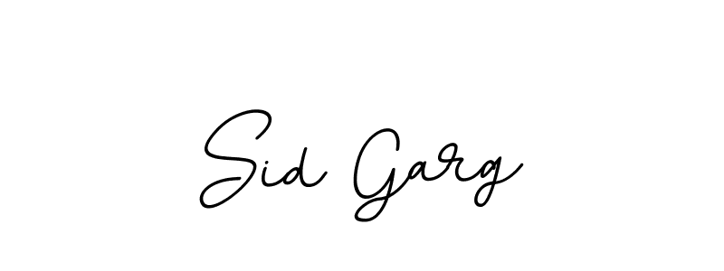 The best way (BallpointsItalic-DORy9) to make a short signature is to pick only two or three words in your name. The name Sid Garg include a total of six letters. For converting this name. Sid Garg signature style 11 images and pictures png