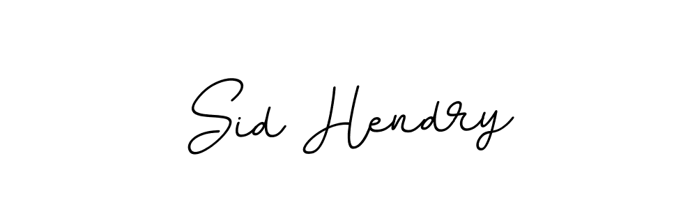 Design your own signature with our free online signature maker. With this signature software, you can create a handwritten (BallpointsItalic-DORy9) signature for name Sid Hendry. Sid Hendry signature style 11 images and pictures png