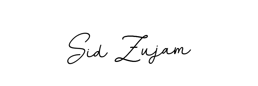 This is the best signature style for the Sid Zujam name. Also you like these signature font (BallpointsItalic-DORy9). Mix name signature. Sid Zujam signature style 11 images and pictures png