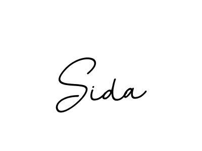 You should practise on your own different ways (BallpointsItalic-DORy9) to write your name (Sida) in signature. don't let someone else do it for you. Sida signature style 11 images and pictures png