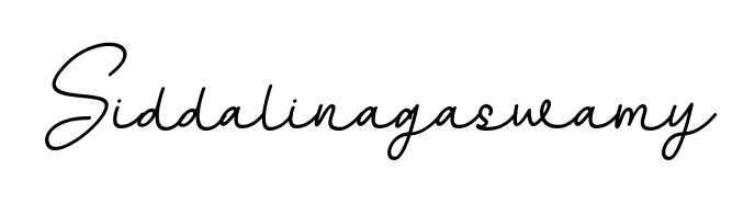 The BallpointsItalic-DORy9 lettering style adds unique flourish to name Siddalinagaswamy. Stand out with a custom digital autograph made in seconds. Siddalinagaswamy signature style 11 images and pictures png