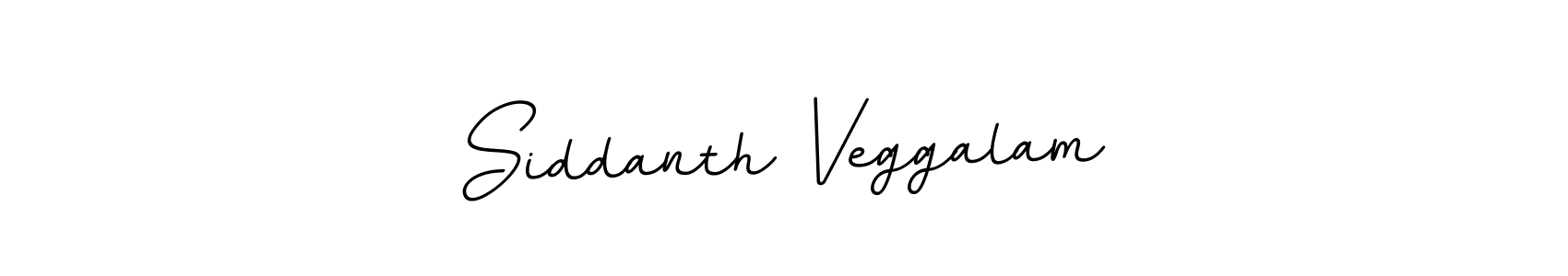 Make a beautiful signature design for name Siddanth Veggalam. With this signature (BallpointsItalic-DORy9) style, you can create a handwritten signature for free. Siddanth Veggalam signature style 11 images and pictures png