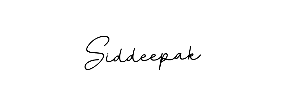 How to make Siddeepak signature? BallpointsItalic-DORy9 is a professional autograph style. Create handwritten signature for Siddeepak name. Siddeepak signature style 11 images and pictures png