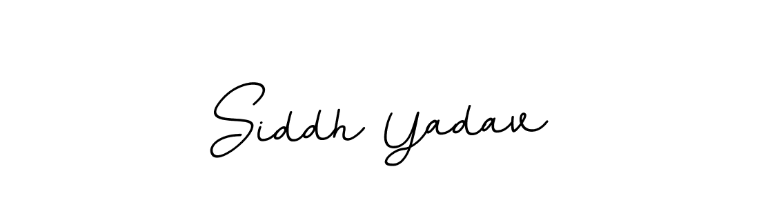 Make a beautiful signature design for name Siddh Yadav. With this signature (BallpointsItalic-DORy9) style, you can create a handwritten signature for free. Siddh Yadav signature style 11 images and pictures png